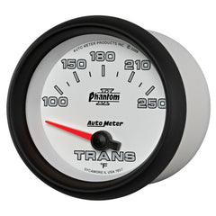 AutoMeter - AutoMeter Gauge Transmission Temp 2-5/8in. 100-250 Deg. F Electric Phantom II - Demon Performance