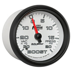 AutoMeter - AutoMeter Gauge Vac/Boost 2-5/8in. 30Inhg-20PSI Mechanical Phantom II - Demon Performance