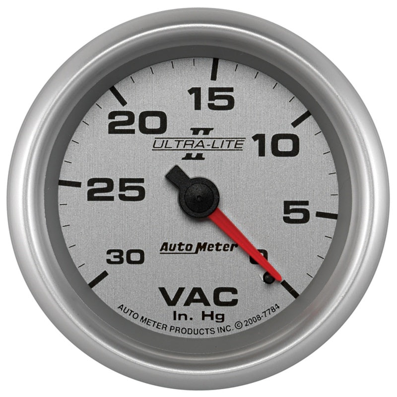 AutoMeter - AutoMeter Gauge Vacuum 2-5/8in. 30Inhg Mechanical Ultra-Lite II - Demon Performance