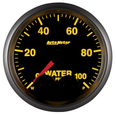 AutoMeter - AutoMeter Gauge Water Press 2-1/16in. 100PSI Stepper Motor W/Peak & Warn Elite - Demon Performance