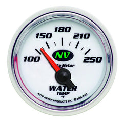 AutoMeter - AutoMeter Gauge Water Temp 2-1/16in. 100-250 Deg. F Electric NV - Demon Performance