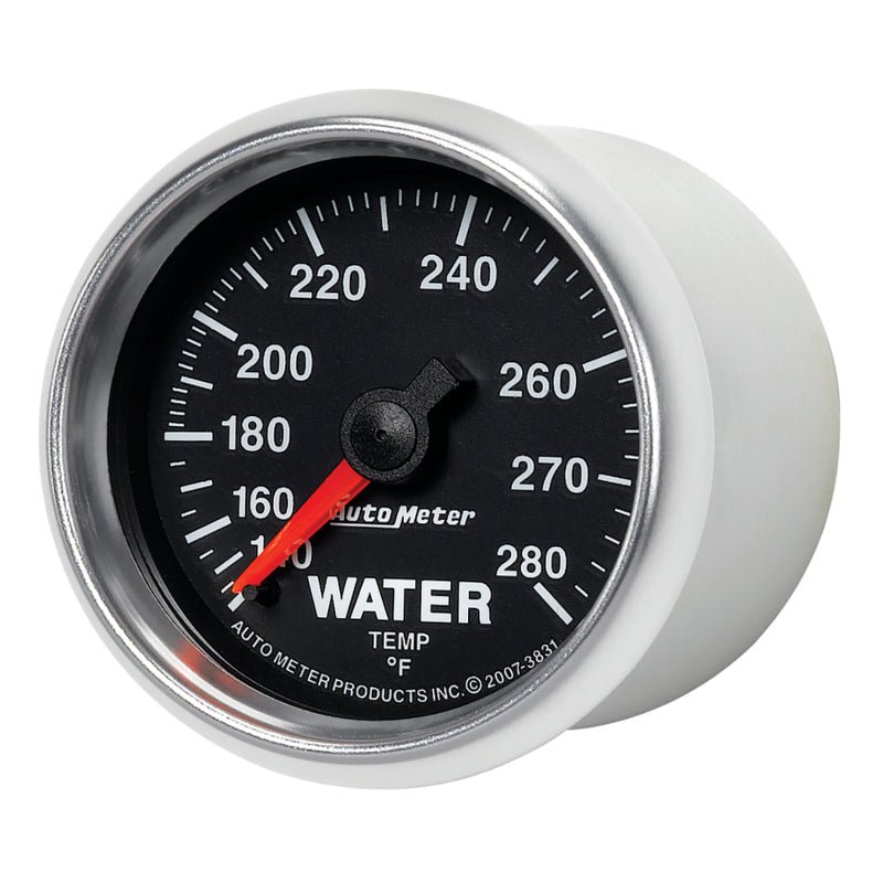 AutoMeter - AutoMeter Gauge Water Temp 2-1/16in. 140-280 Deg. F Mechanical Gs - Demon Performance