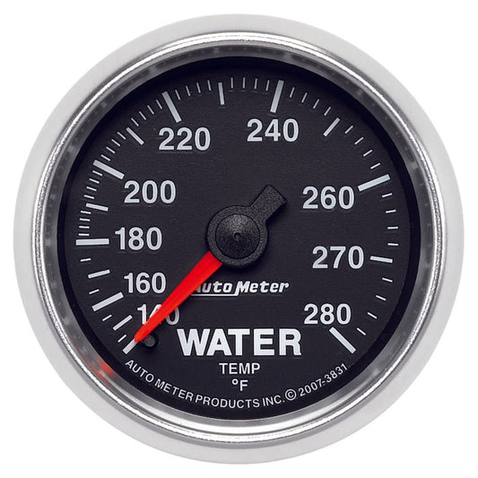 AutoMeter - AutoMeter Gauge Water Temp 2-1/16in. 140-280 Deg. F Mechanical Gs - Demon Performance
