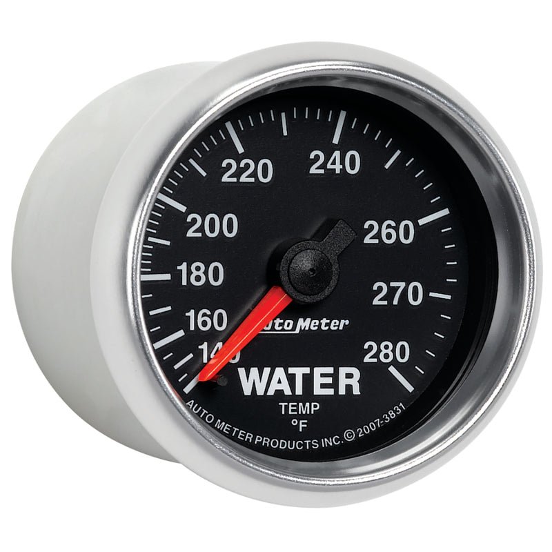 AutoMeter - AutoMeter Gauge Water Temp 2-1/16in. 140-280 Deg. F Mechanical Gs - Demon Performance