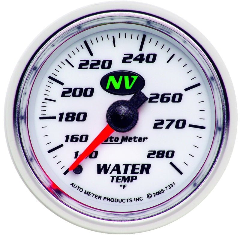 AutoMeter - AutoMeter Gauge Water Temp 2-1/16in. 140-280 Deg. F Mechanical NV - Demon Performance
