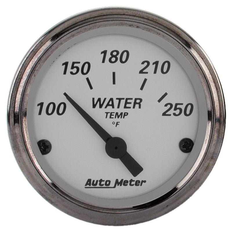 AutoMeter - AutoMeter Gauge Water Temp 2-1/16in. 250 Deg. F Elec American Platinum - Demon Performance