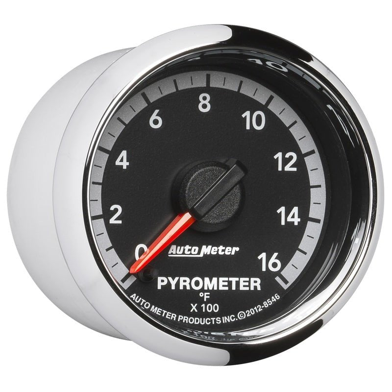 AutoMeter - Autometer Gen4 Dodge Factory Match 52.4mm Full Sweep Electronic 0-1600 Deg F EGT/Pyrometer Gauge - Demon Performance