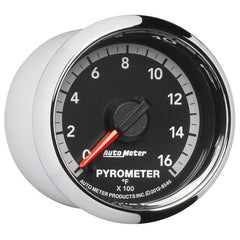 AutoMeter - Autometer Gen4 Dodge Factory Match 52.4mm Full Sweep Electronic 0-1600 Deg F EGT/Pyrometer Gauge - Demon Performance