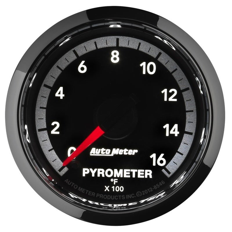 AutoMeter - Autometer Gen4 Dodge Factory Match 52.4mm Full Sweep Electronic 0-1600 Deg F EGT/Pyrometer Gauge - Demon Performance
