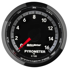 AutoMeter - Autometer Gen4 Dodge Factory Match 52.4mm Full Sweep Electronic 0-1600 Deg F EGT/Pyrometer Gauge - Demon Performance