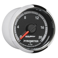 AutoMeter - Autometer Gen4 Dodge Factory Match 52.4mm Full Sweep Electronic 0-2000 Deg F EGT/Pyrometer Gauge - Demon Performance