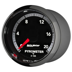 AutoMeter - Autometer Gen4 Dodge Factory Match 52.4mm Full Sweep Electronic 0-2000 Deg F EGT/Pyrometer Gauge - Demon Performance