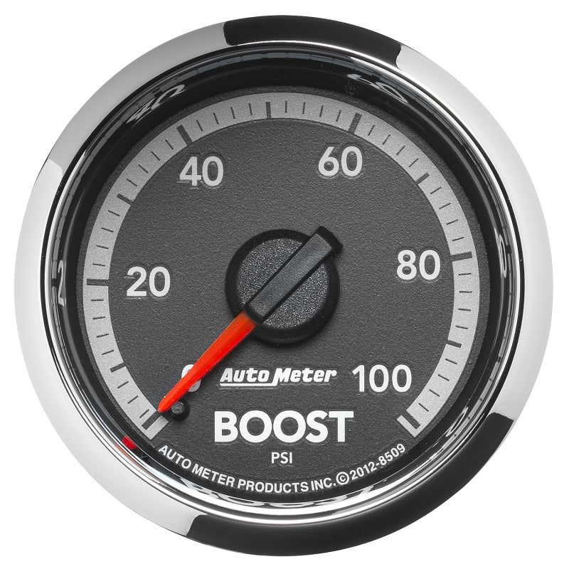 AutoMeter - Autometer Gen4 Dodge Factory Match 52.4mm Mechanical 0-100 PSI Boost Gauge - Demon Performance