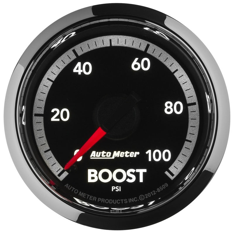 AutoMeter - Autometer Gen4 Dodge Factory Match 52.4mm Mechanical 0-100 PSI Boost Gauge - Demon Performance