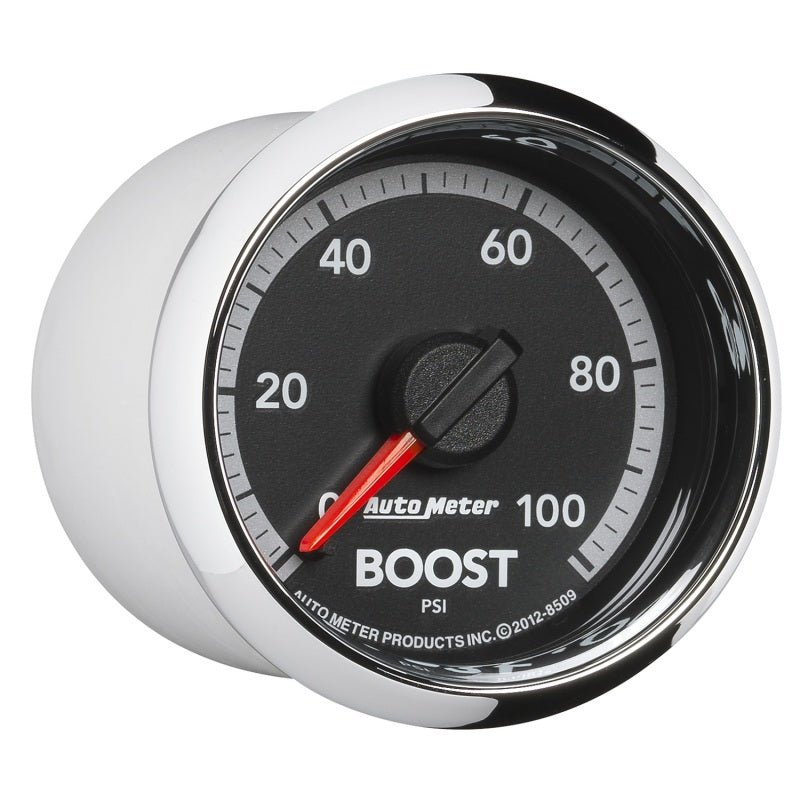 AutoMeter - Autometer Gen4 Dodge Factory Match 52.4mm Mechanical 0-100 PSI Boost Gauge - Demon Performance