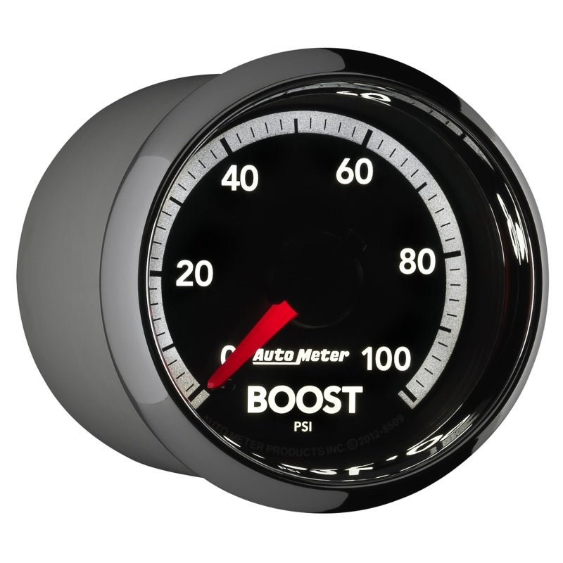 AutoMeter - Autometer Gen4 Dodge Factory Match 52.4mm Mechanical 0-100 PSI Boost Gauge - Demon Performance