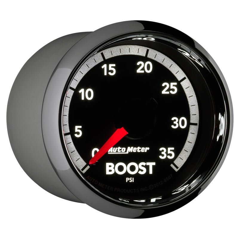 AutoMeter - Autometer Gen4 Dodge Factory Match 52.4mm Mechanical 0-35 PSI Boost Gauge - Demon Performance