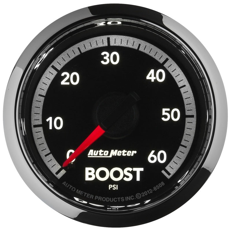 AutoMeter - Autometer Gen4 Dodge Factory Match 52.4mm Mechanical 0-60 PSI Boost Gauge - Demon Performance