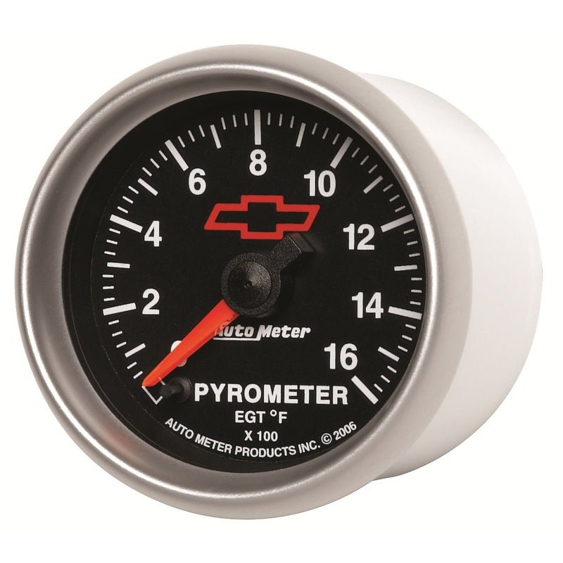AutoMeter - Autometer GM Full Sweep Electric 52mm 0-1600 degree F Pyrometer - Demon Performance