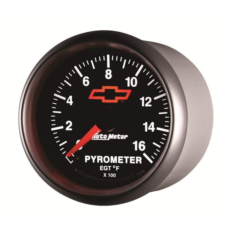 AutoMeter - Autometer GM Full Sweep Electric 52mm 0-1600 degree F Pyrometer - Demon Performance