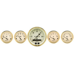 AutoMeter - Autometer Golden Oldies 5 PIECE (3-3/8in & 2-1/16in.) GPS Speedometer Gauge Kit - Demon Performance