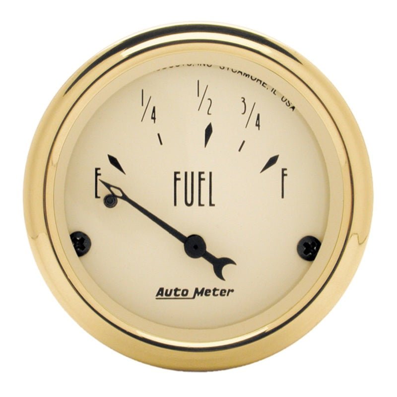 AutoMeter - Autometer Golden Oldies 52mm 73 Empty / 8-12 Full Fuel Level Gauge - Demon Performance