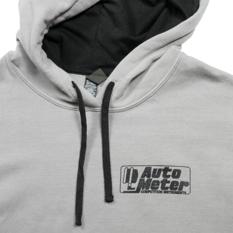 AutoMeter - Autometer Gray Competition Pullover Hoodie - Adult Large - Demon Performance