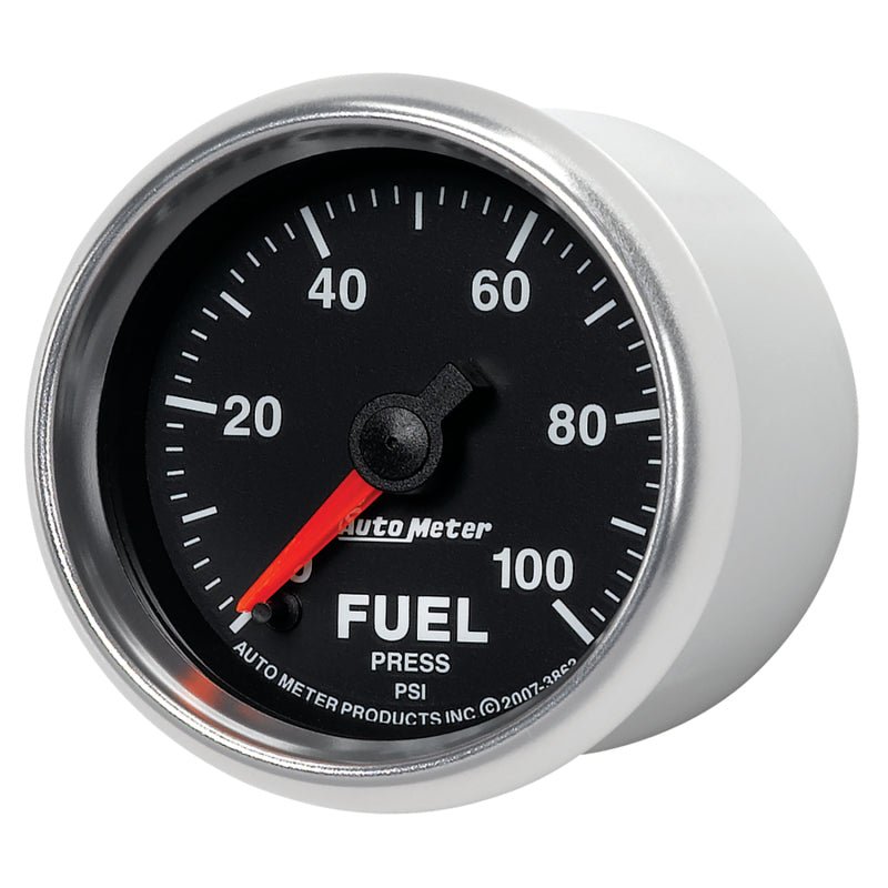 AutoMeter - Autometer GS 0-100 PSI Full Sweep Electronic Fuel Pressure Gauge - Demon Performance