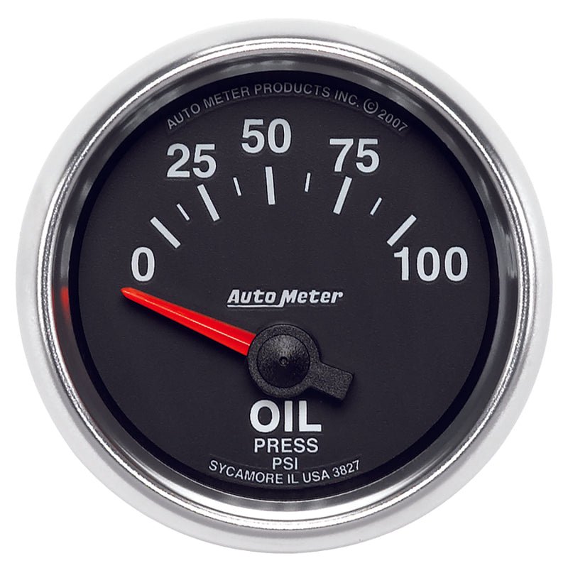 AutoMeter - Autometer GS 0-100 PSI Short Sweep Electronic Oil Pressure Gauge - Demon Performance