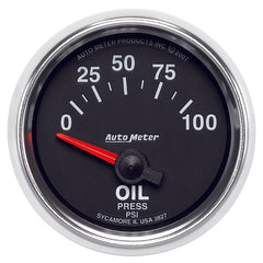 AutoMeter - Autometer GS 0-100 PSI Short Sweep Electronic Oil Pressure Gauge - Demon Performance