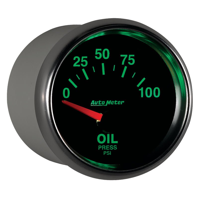 AutoMeter - Autometer GS 0-100 PSI Short Sweep Electronic Oil Pressure Gauge - Demon Performance