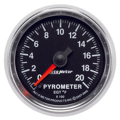 AutoMeter - Autometer GS 0-2000 degree F Full Sweep Electronic Pyrometer Gauge - Demon Performance