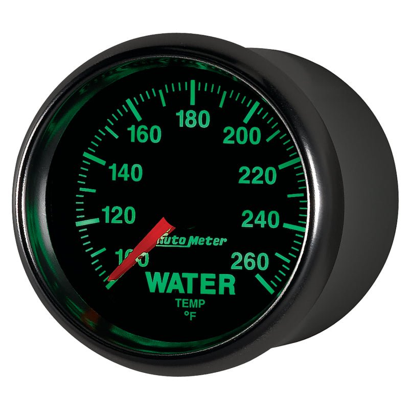 AutoMeter - Autometer GS 100-260 degree Electronic Water Temperature Gauge - Demon Performance