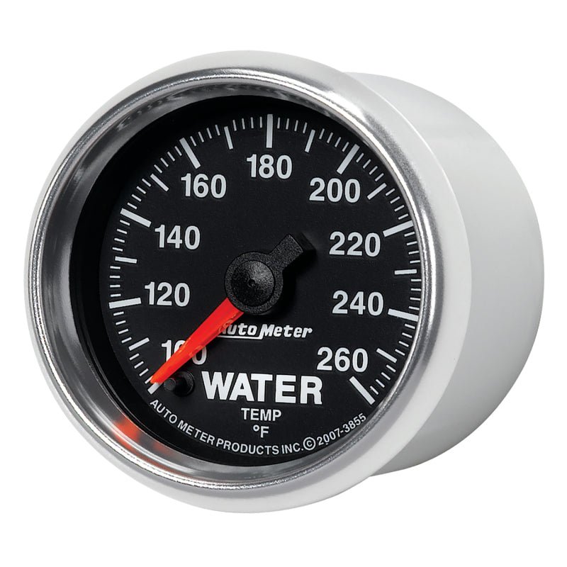 AutoMeter - Autometer GS 100-260 degree Electronic Water Temperature Gauge - Demon Performance