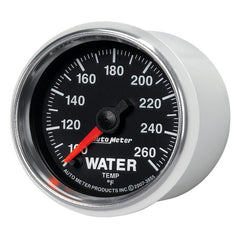 AutoMeter - Autometer GS 100-260 degree Electronic Water Temperature Gauge - Demon Performance