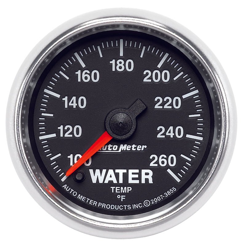 AutoMeter - Autometer GS 100-260 degree Electronic Water Temperature Gauge - Demon Performance