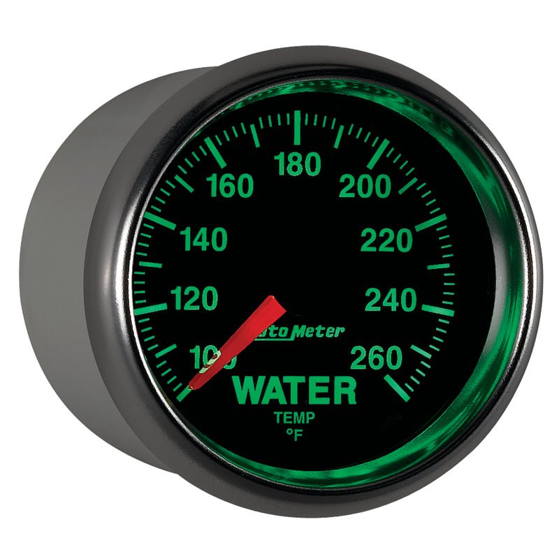 AutoMeter - Autometer GS 100-260 degree Electronic Water Temperature Gauge - Demon Performance