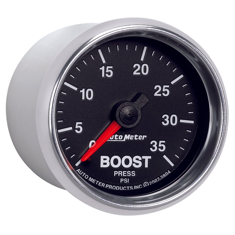 AutoMeter - AutoMeter GS 2 1/16 inch 35PSI Mechanical Boost Gauge - Demon Performance