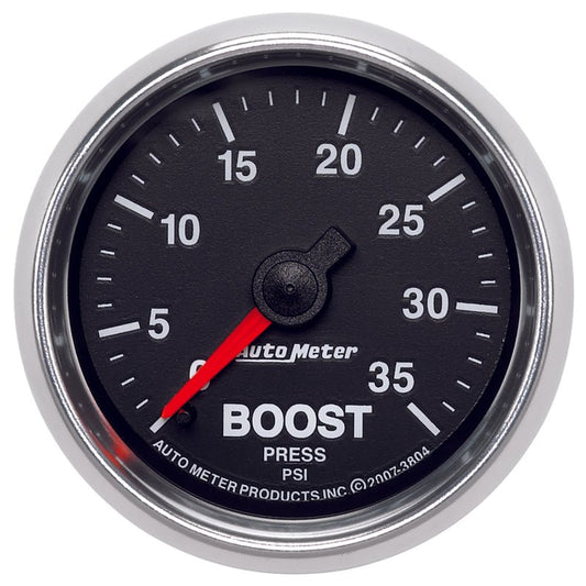 AutoMeter - AutoMeter GS 2 1/16 inch 35PSI Mechanical Boost Gauge - Demon Performance