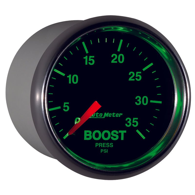AutoMeter - AutoMeter GS 2 1/16 inch 35PSI Mechanical Boost Gauge - Demon Performance