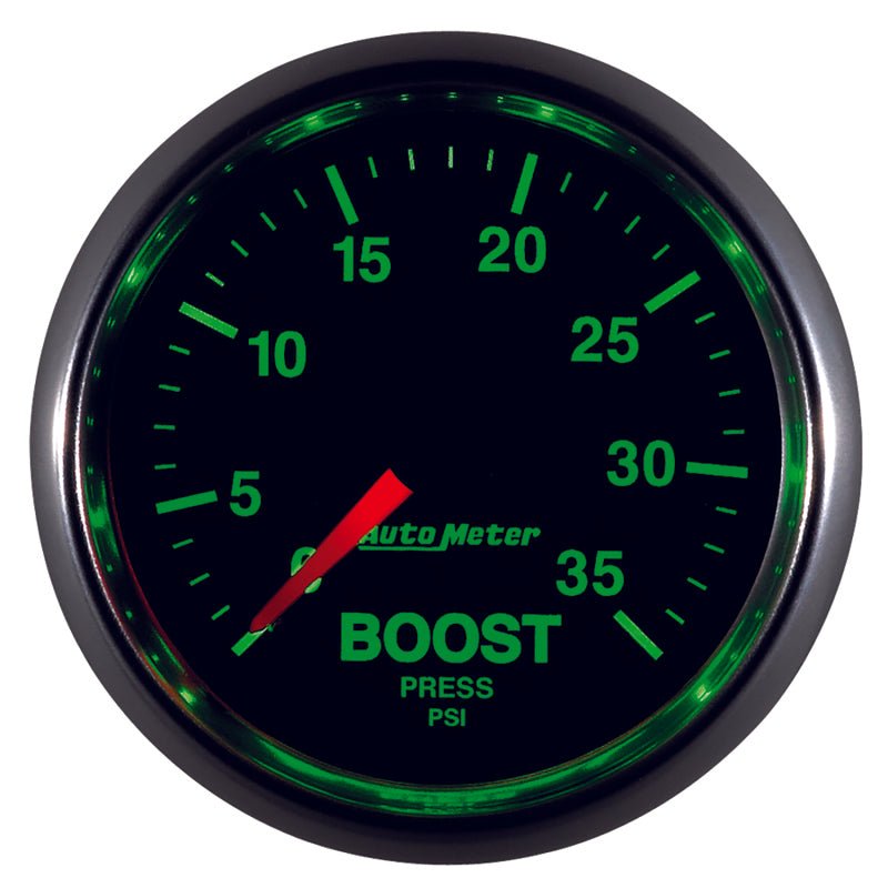 AutoMeter - AutoMeter GS 2 1/16 inch 35PSI Mechanical Boost Gauge - Demon Performance