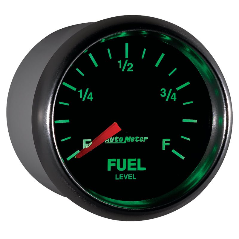 AutoMeter - Autometer GS 2 1/16in. 0-280 Ohms Fuel Level Gauge - Stepper Motor - Demon Performance