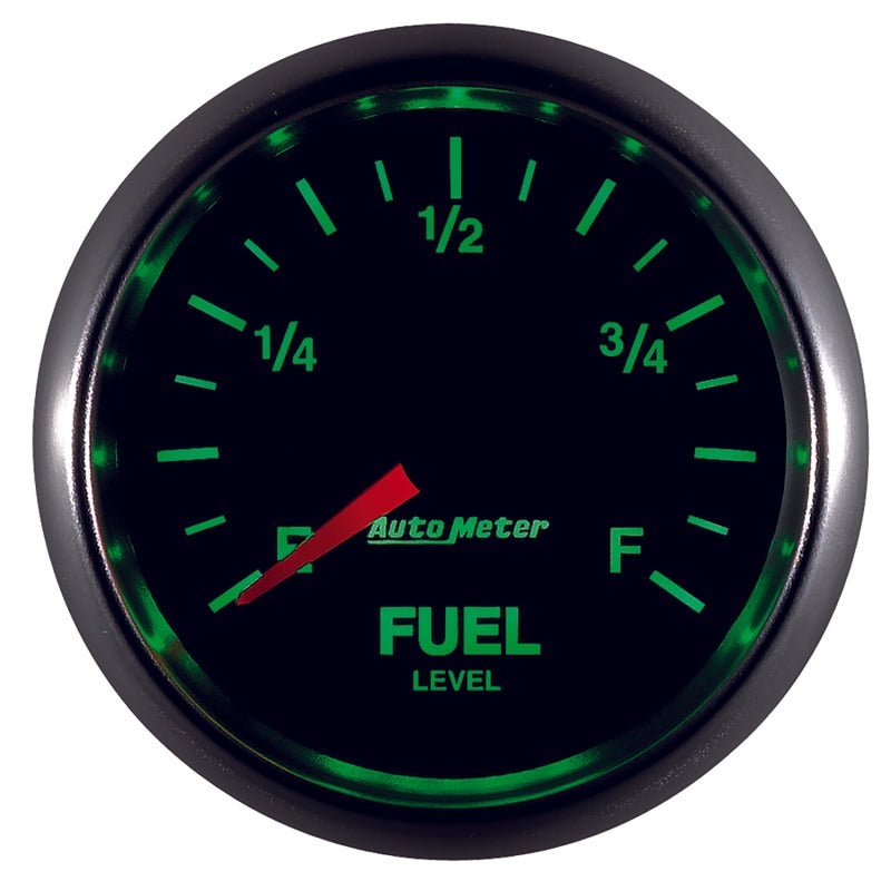 AutoMeter - Autometer GS 2 1/16in. 0-280 Ohms Fuel Level Gauge - Stepper Motor - Demon Performance