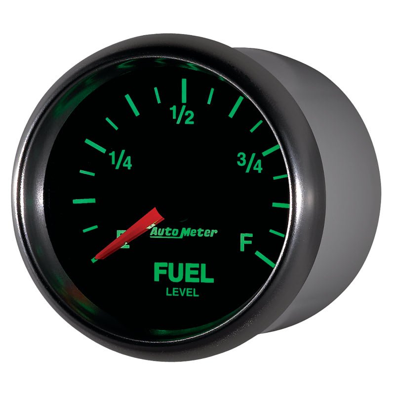 AutoMeter - Autometer GS 2 1/16in. 0-280 Ohms Fuel Level Gauge - Stepper Motor - Demon Performance