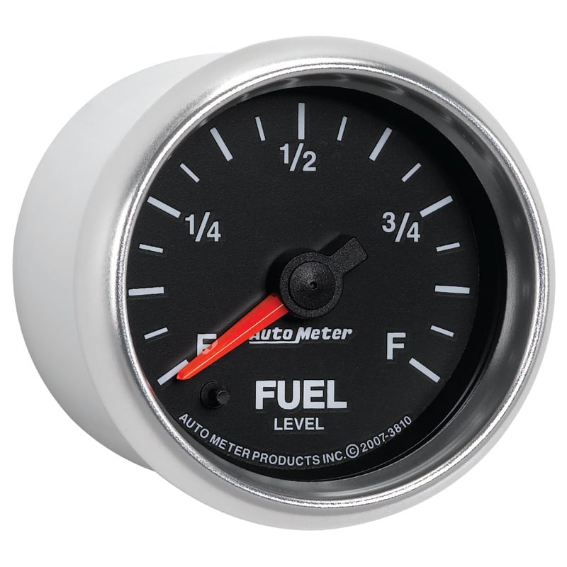AutoMeter - Autometer GS 2 1/16in. 0-280 Ohms Fuel Level Gauge - Stepper Motor - Demon Performance