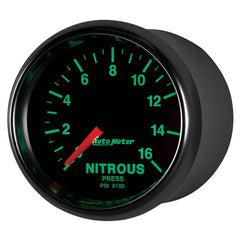 AutoMeter - Autometer GS 2 1/16in. 1600PSI Nitrous Fuel Pressure Gauge - Demon Performance