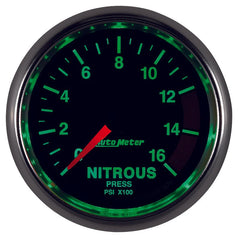 AutoMeter - Autometer GS 2 1/16in. 1600PSI Nitrous Fuel Pressure Gauge - Demon Performance
