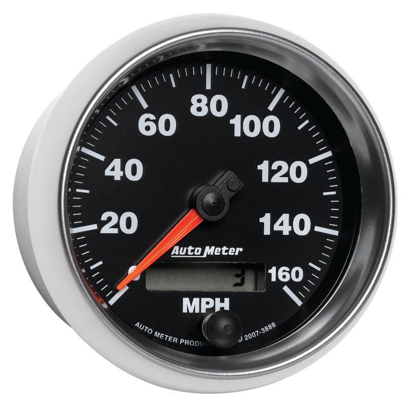 AutoMeter - Autometer GS 3-3/8 inch 160 MPH In Dash Speedometer Gauge - Demon Performance