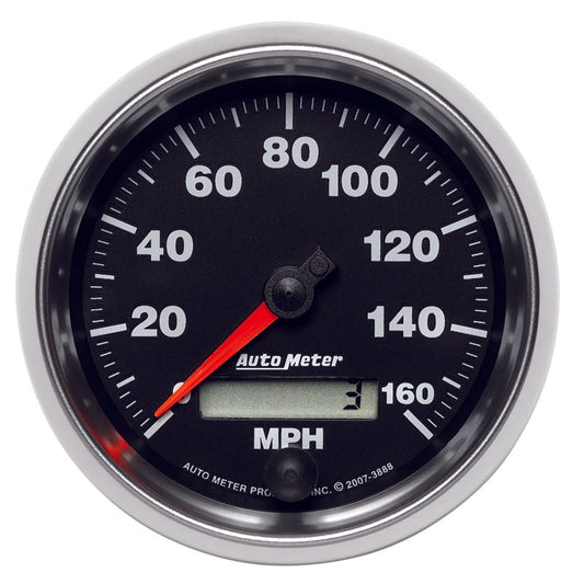 AutoMeter - Autometer GS 3-3/8 inch 160 MPH In Dash Speedometer Gauge - Demon Performance