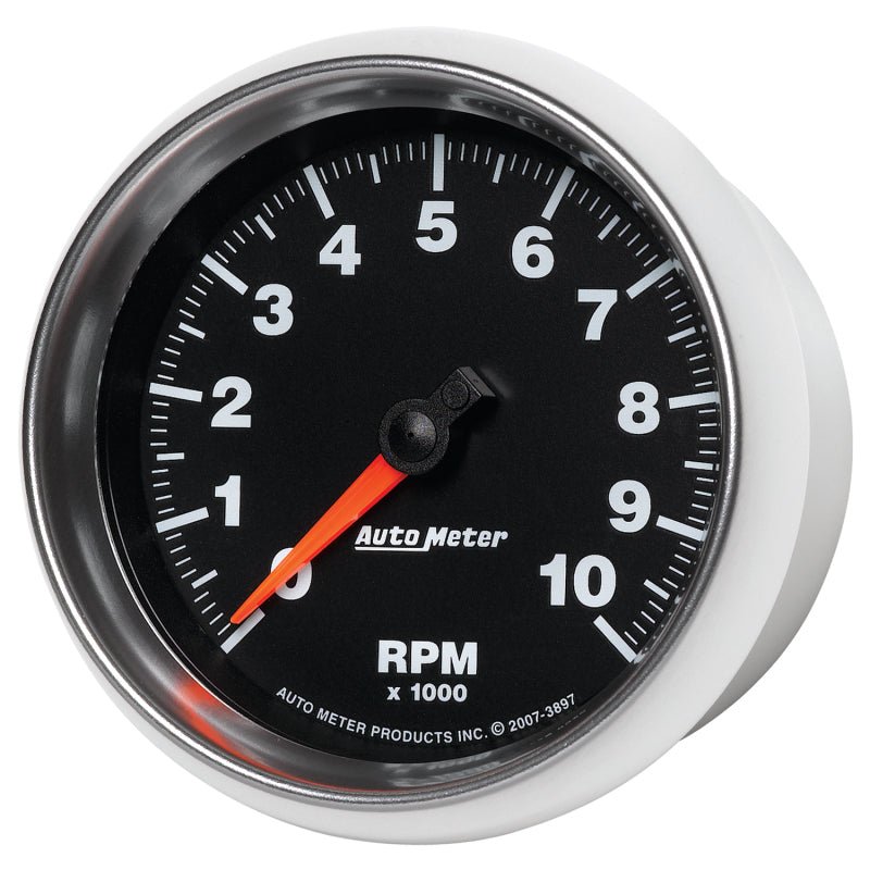 AutoMeter - Autometer GS 3-3/8in 10000 RPM In-Dash Tachometer Gauge - Demon Performance